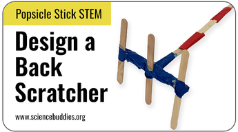 Science Projects with Popsicle Sticks: Back Scratcher Made from Craft Materials