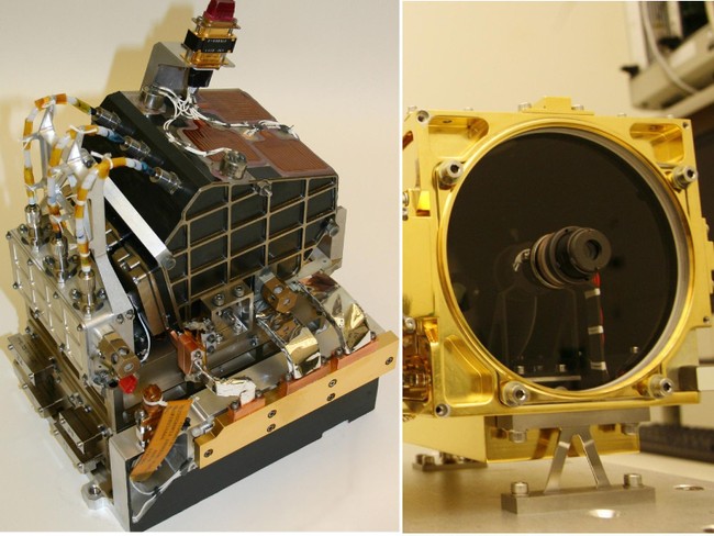the two main ChemCam sensors from the Mars Curiosity rover