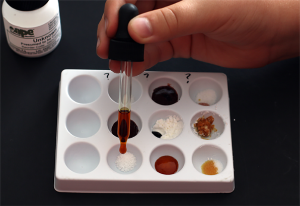 Crime Scene Chemistry experiment