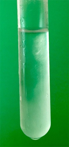 Monitor the temperature and check for ice crystal