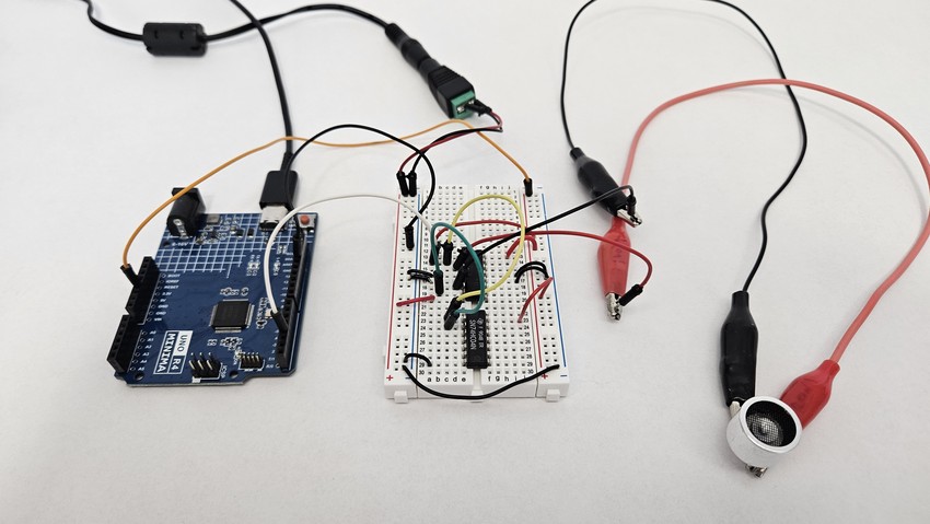 picture of ultrasonic haptics circuit