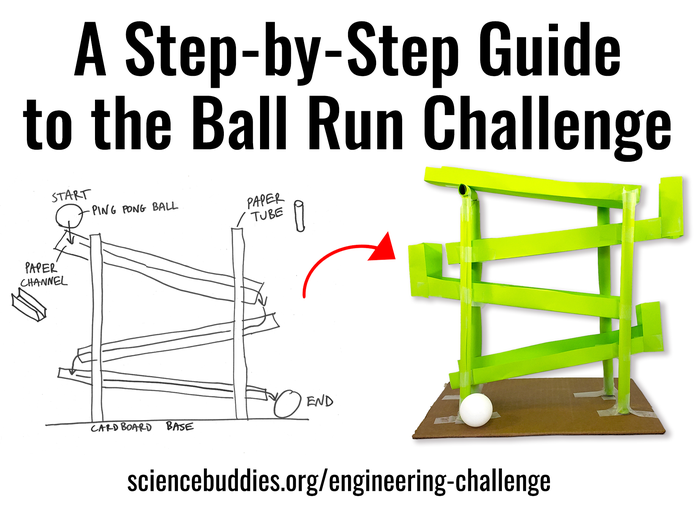 Sample Drawing for Ball Run Engineering Challenge