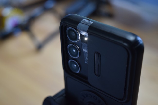 pinhole cover over phone camera LED