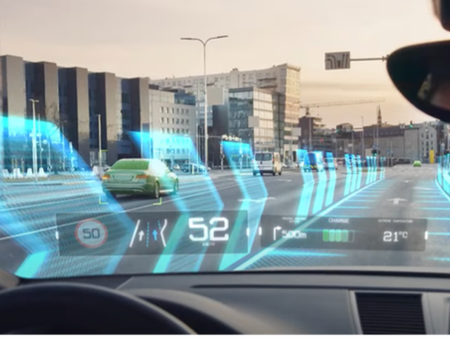 car with advanced driver assistance systems for safety 