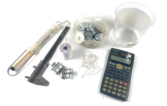 Materials necessary for testing the kombucha leather properties. 