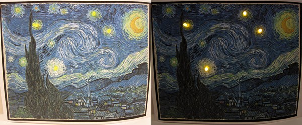 raspberry pi starry night painting