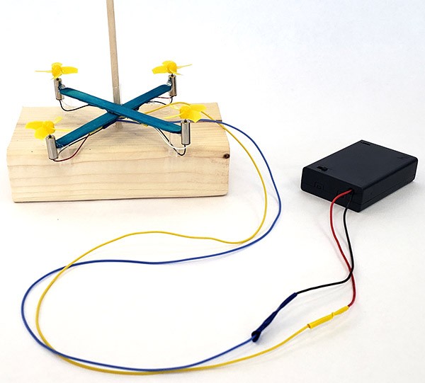 DIY mini drone completed for testing