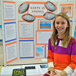 display board for 4th grade apophis science project