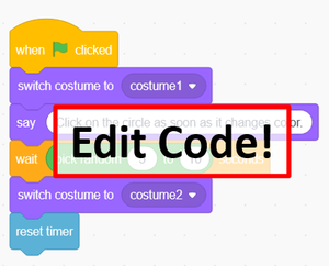 click to edit code image