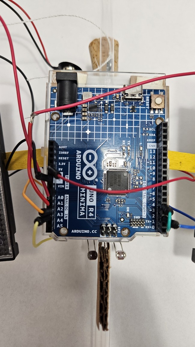front view of arduino satellite
