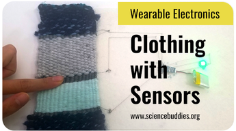 Wearable Science Project: A woven patch with a touch sensor
