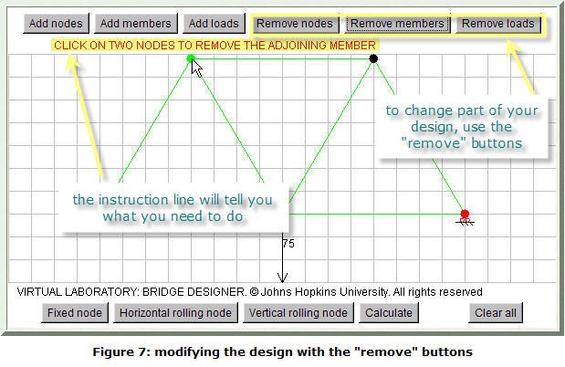 modifying the design screen