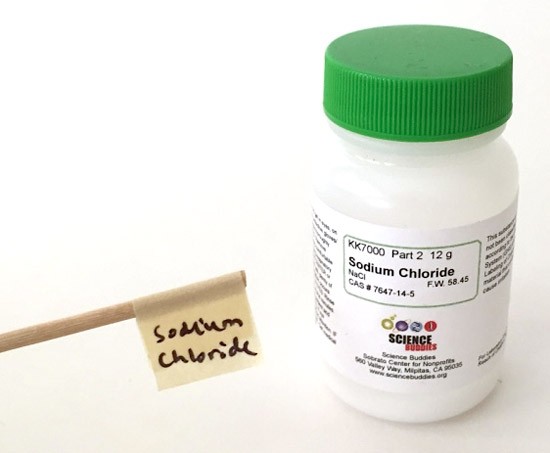  Take the skewers and chemical that have matching labels