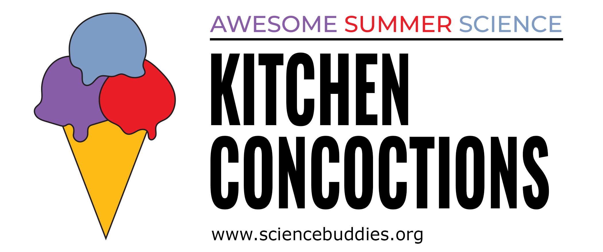 Ice cream scoops on a cone for Kitchen Concoctions - Week 2 of Awesome Summer Science Experiments with Science Buddies