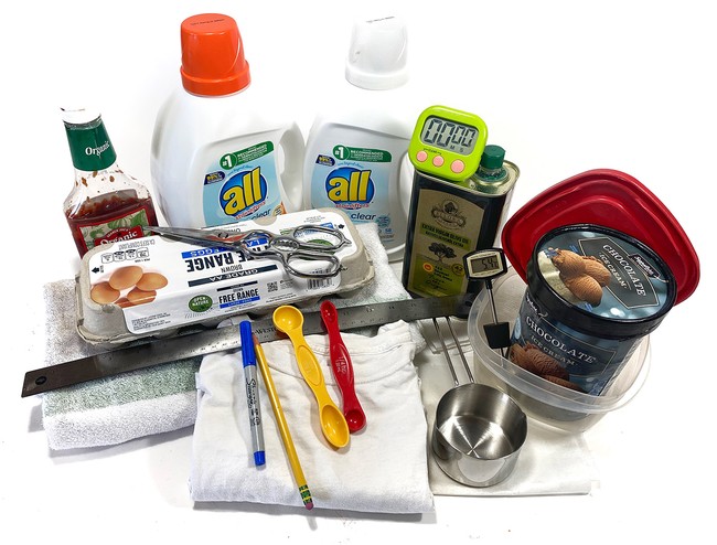  Materials needed for the laundry detergent project.