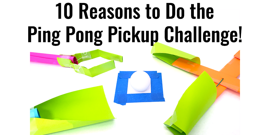 Example of ping pong pickup devices as examples for the 2023 Engineering Challenge