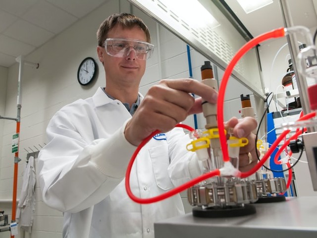 Scientist in lab