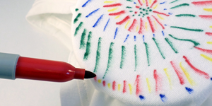Permanent Marker Tie-Dye Family Science Project