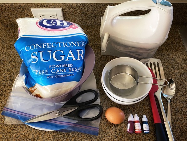  Materials for  3D printing with icing science activity