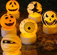 Ping pong balls for Halloween catapult science fun