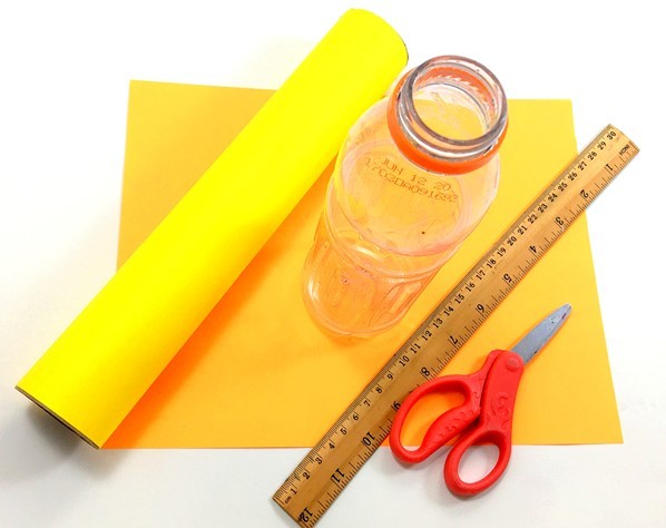 Materials needed to explore why it is hard to blow a ball in an empty bottle.