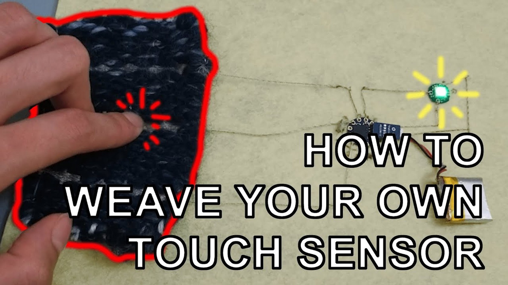 Weaving a Wearable Touch Sensor | STEM Activity
