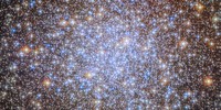 Hubble Spies Starry Chandelier