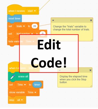 click to edit code image