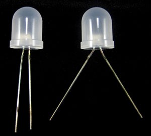LED leads bent apart