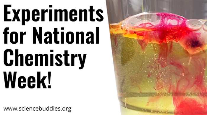 Science Projects for Chemistry Week - Image of a tablet dissolving in a solution