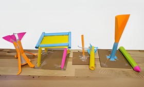 A sample of rocket catchers as part of the 2025 Engineering Challenge.