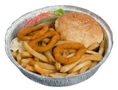 plate of fatty foods