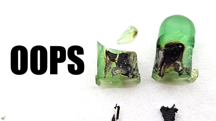 Exploding Small Small Led How Much Current Does It Take To Burn Out An LED? | Science Project