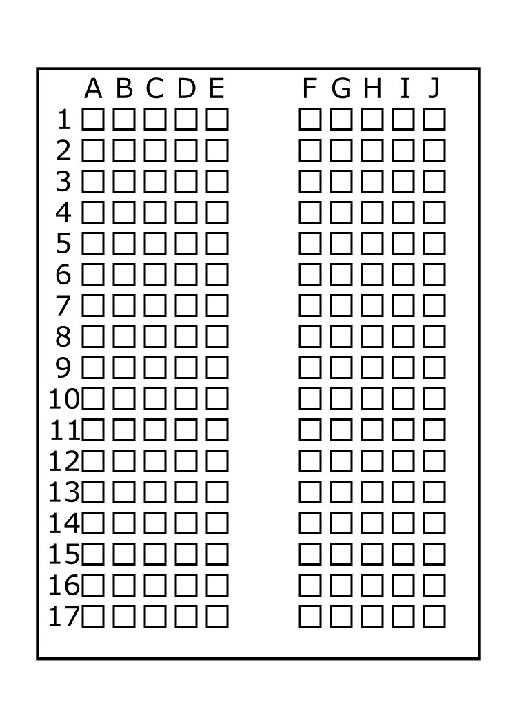  Your breadboard does not have row and column labels printed on it