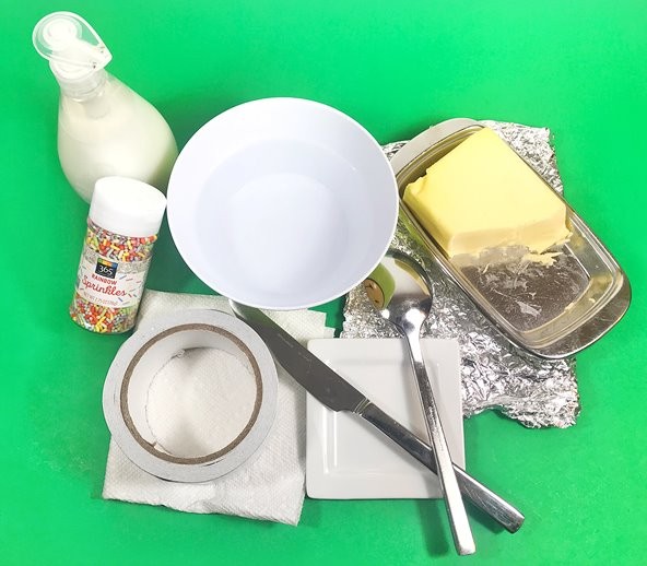 Materials needed for the 'See How Viruses React To Soap' activity.
