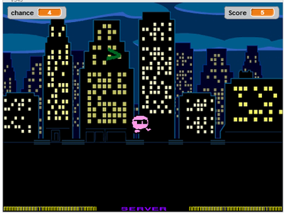 Screenshot from student game