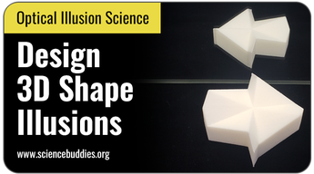 Optical Illusion Science Projects: 3D shape that creates impossible shape illusion