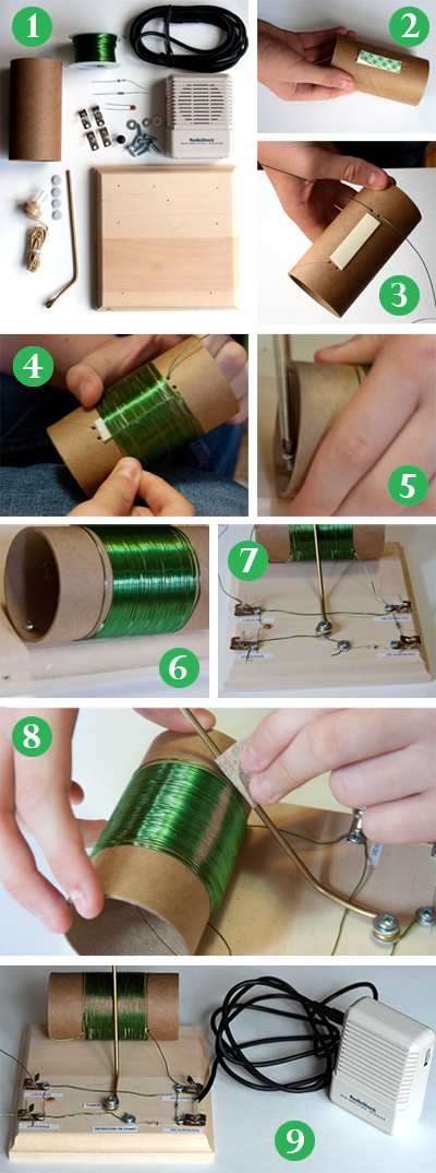 Crystal Radio Science Project Photos
