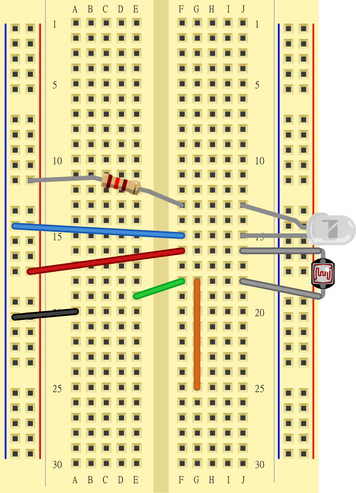 Jumper wire from G18 to G25.