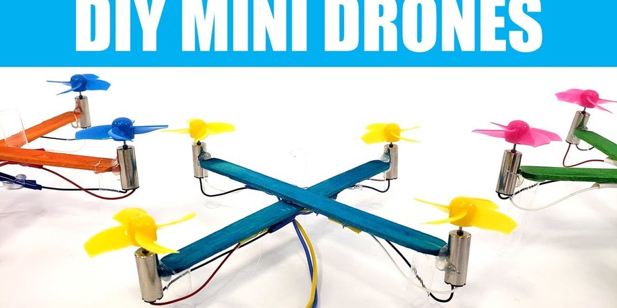 Drone Project Using Popsicles Robotics Videos