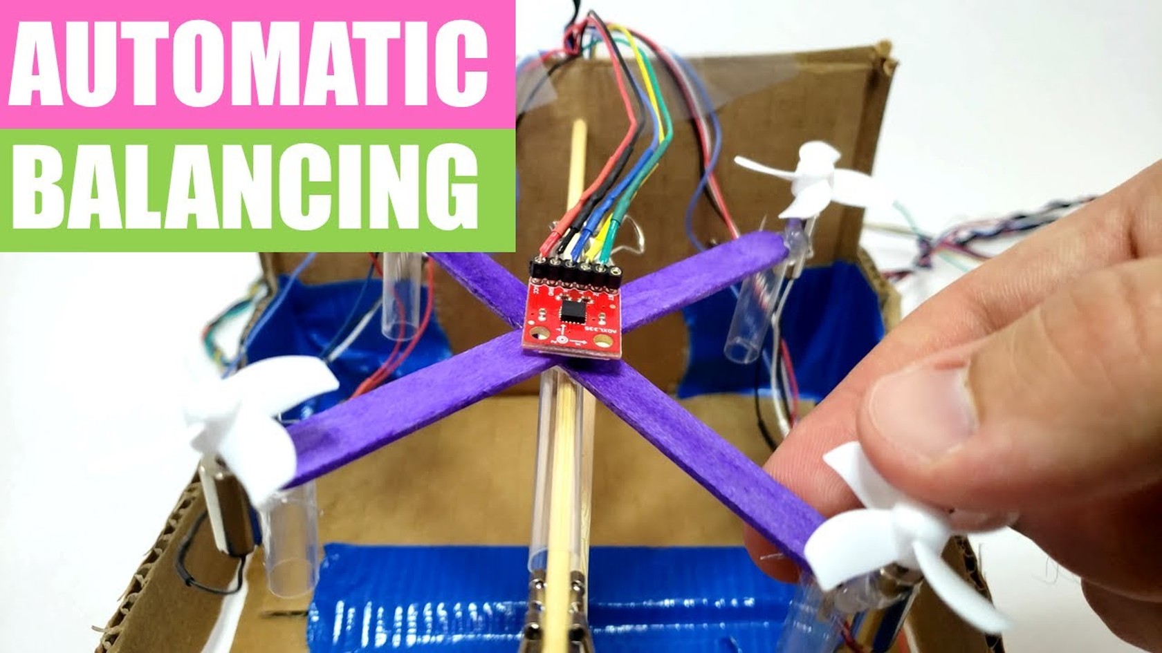 Drone Project Using Popsicles Explore Drone Science with a Popsicle Stick Drone Science Project ...