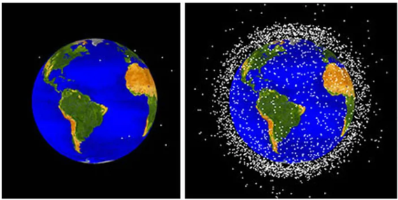 Progressive Accumulation of Space Debris in Earth's Orbit
