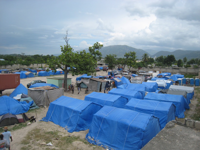 Paper Emergency Shelter for Haiti, 2010, Port-au-Prince, Haiti