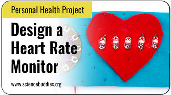 Personal Health Science Projects: Wearable Heart Rate Monitor with LED lights