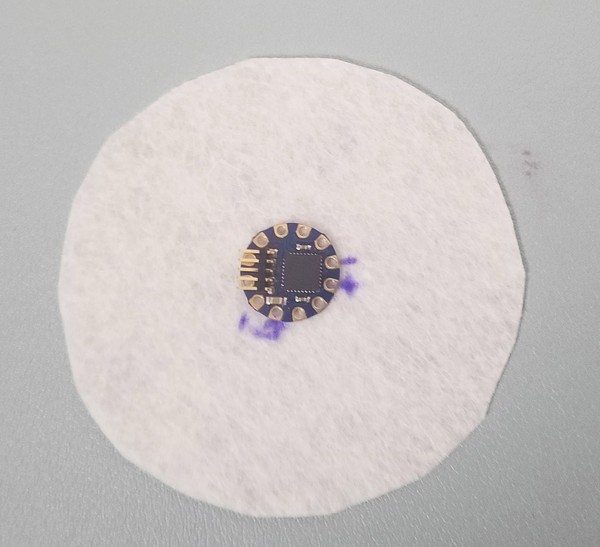 Labeling pins on felt referencing TinyLily 