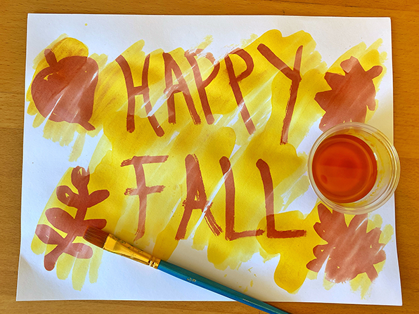 Secret ink message revealed with turmeric