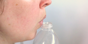 Explore the science of sound by playing music on bottles / Hand-on STEM experiment