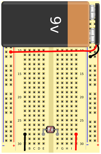 Insert a red jumper wire