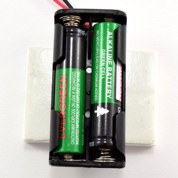 Insert the AAA batteries 