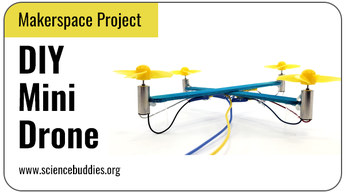 Makerspace STEM: Mini popsicle stick drone
